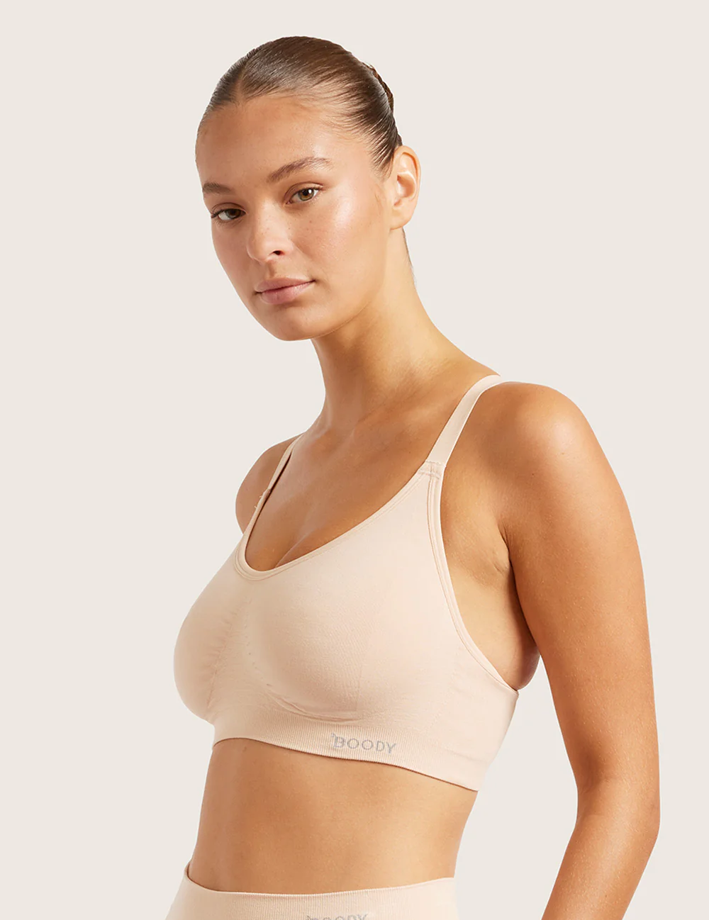 Bambu-BH utan Bygel med Racerback