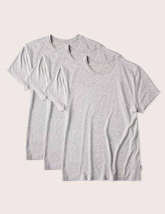 3-Pack Women's Crew Neck T-Shirt - Outlet