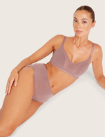 FreeMesh™ High Cut Maxi Trosa - Mauve
