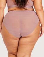 FreeMesh™ High Cut Maxi Trosa - Mauve