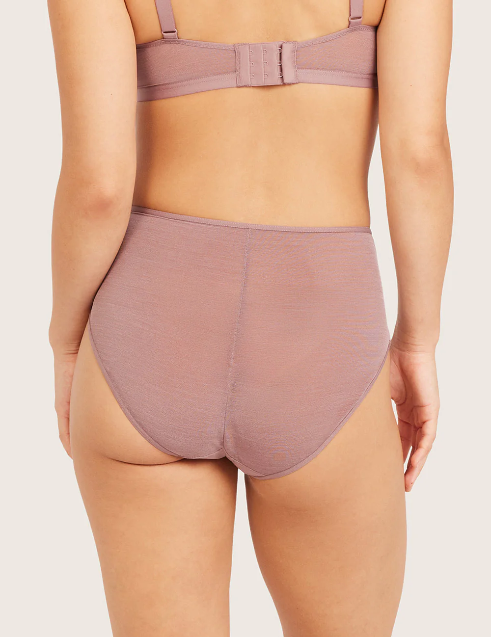 FreeMesh™ High Cut Maxi Trosa - Mauve