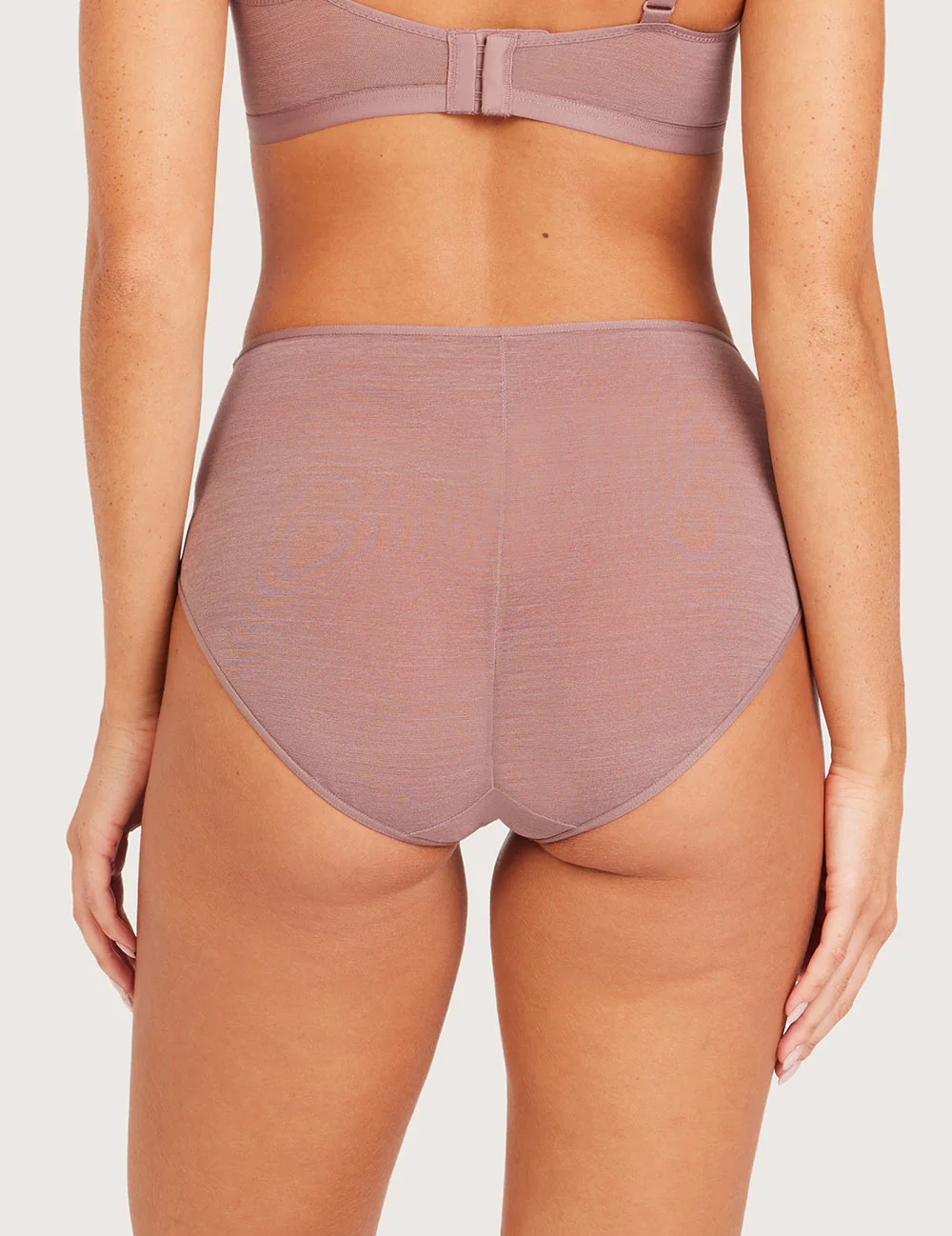 FreeMesh™ High Cut Maxi Trosa - Mauve