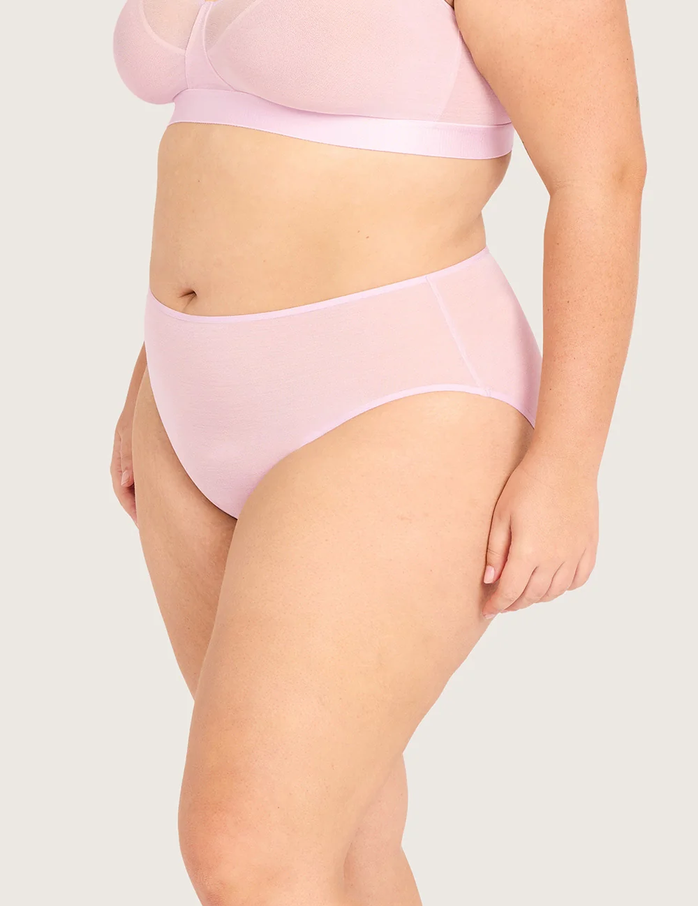 FreeMesh® High Cut Maxi Trosa - Pink Sorbet