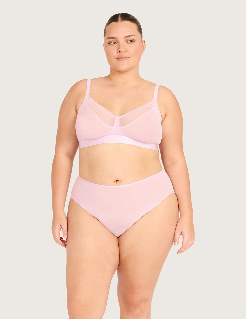 FreeMesh® High Cut Maxi Trosa - Pink Sorbet