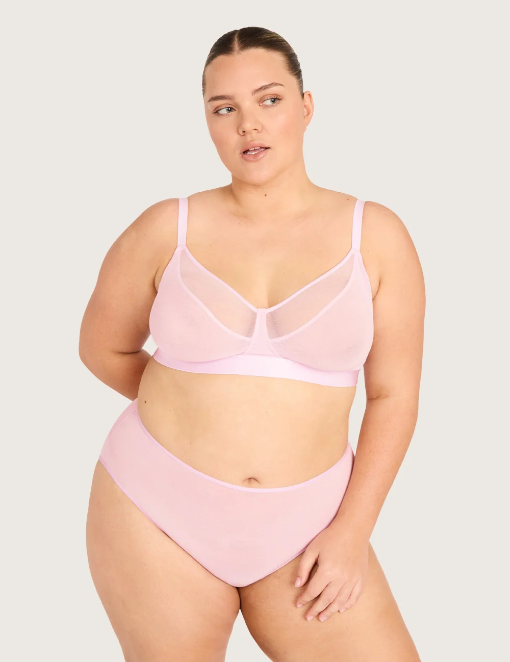 FreeMesh® High Cut Maxi Trosa - Pink Sorbet