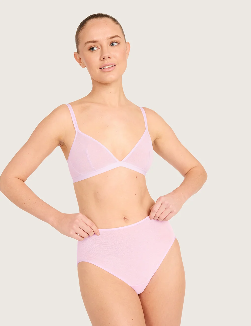 FreeMesh® High Cut Maxi Trosa - Pink Sorbet