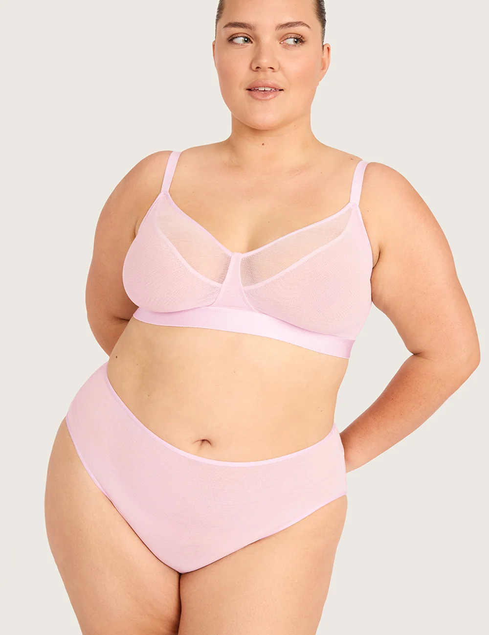 FreeMesh® BH utan Bygel - Pink Sorbet