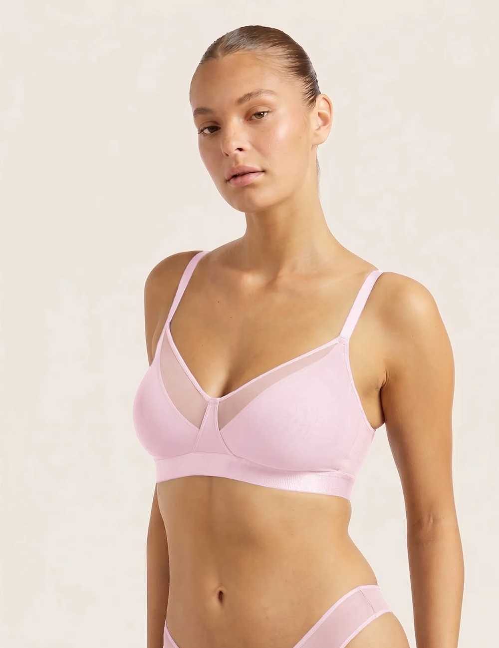 FreeMesh® BH utan Bygel - Pink Sorbet