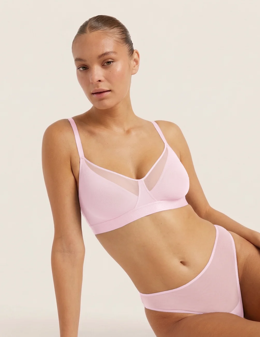 FreeMesh® BH utan Bygel - Pink Sorbet