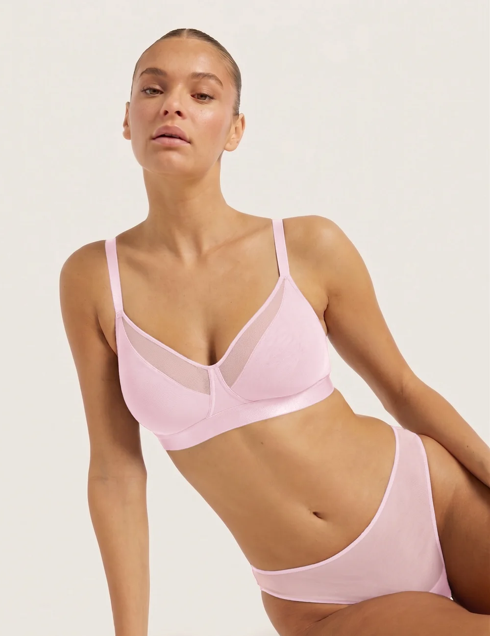 FreeMesh® BH utan Bygel - Pink Sorbet