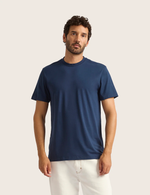 Herr Classic T-shirt med Rund Hals