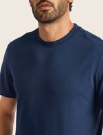 Herr Classic T-shirt med Rund Hals