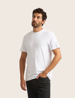 Herr Classic T-shirt med Rund Hals