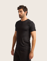 Herr Bas T-shirt med Rund Hals