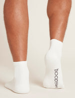 5-pack Men's Sports Ankle Socks / White 45-50