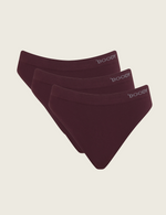 3-Pack Classic Bikini - Mulberry