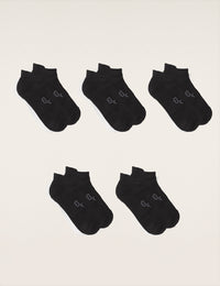 5-Pack Men's Active Sport Socks / Black 39-45