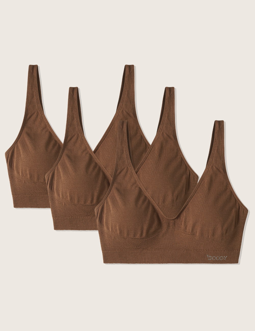 3-Pack Sömlös Bambu-BH - Outlet