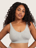 Sömlös Bambu-BH med Inlägg