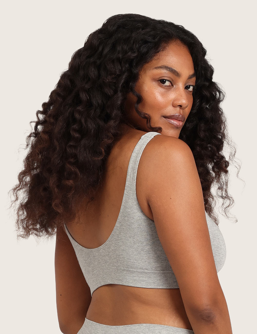 Sömlös Bambu-BH med Inlägg