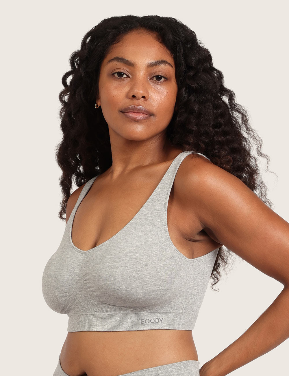 Sömlös Bambu-BH med Inlägg