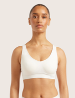 3-Pack Sömlös Bambu-BH med Inlägg - Outlet