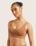 Sömlös Bambu-BH med Inlägg