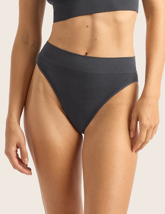LYOLYTE® Ribbed High Leg Brief