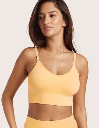 LYOLYTE® Ribbad BH med Låg Rygg - Mango