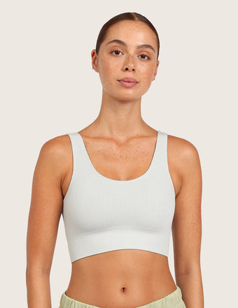 Ribbad Sömlös Bambu-BH - Outlet