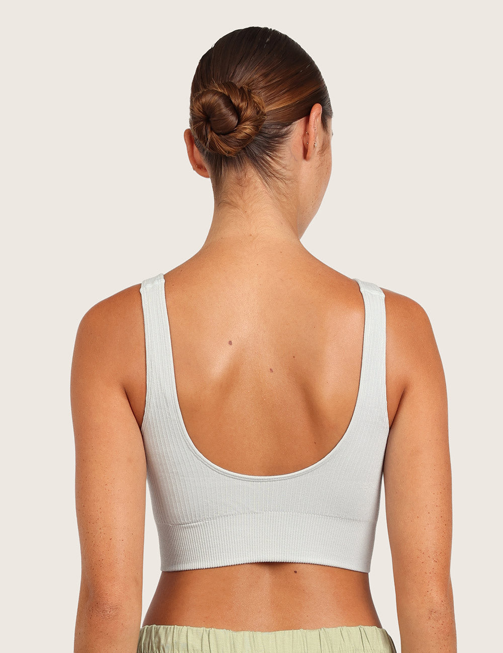 Ribbad Sömlös Bambu-BH - Outlet