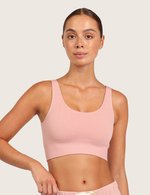 2-Pack Ribbad Sömlös Bambu-BH