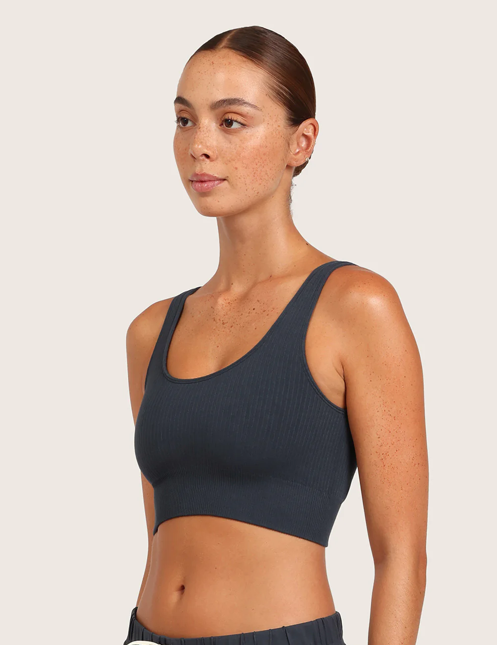 Ribbad Sömlös Bambu-BH