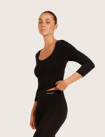 Bas Topp med 3/4-ärmar