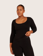 Bas Topp med 3/4-ärmar