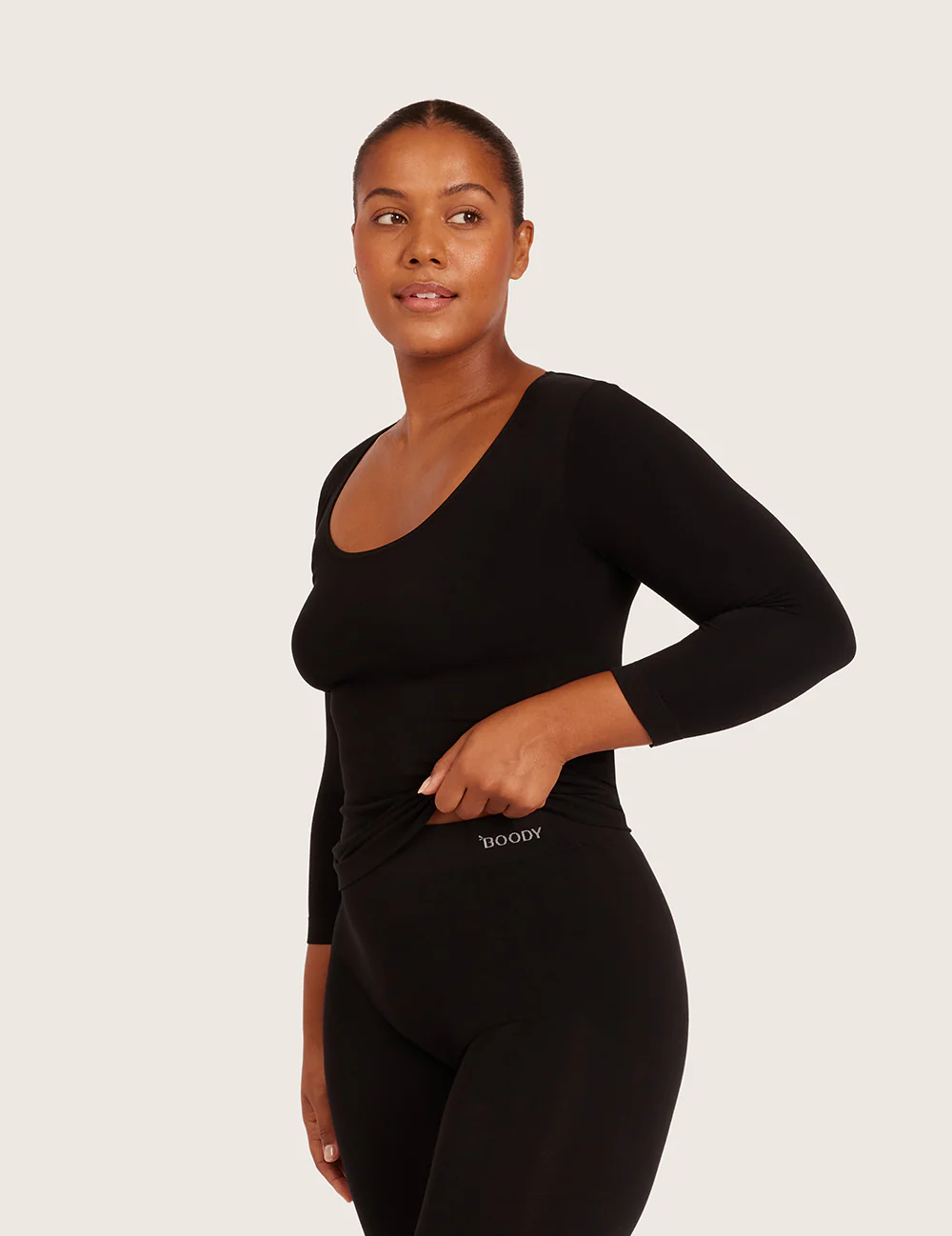 Bas Topp med 3/4-ärmar