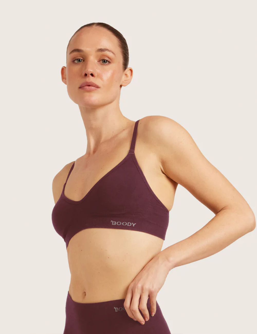 3-Pack T-Shirt Bra Wireless - Mulberry