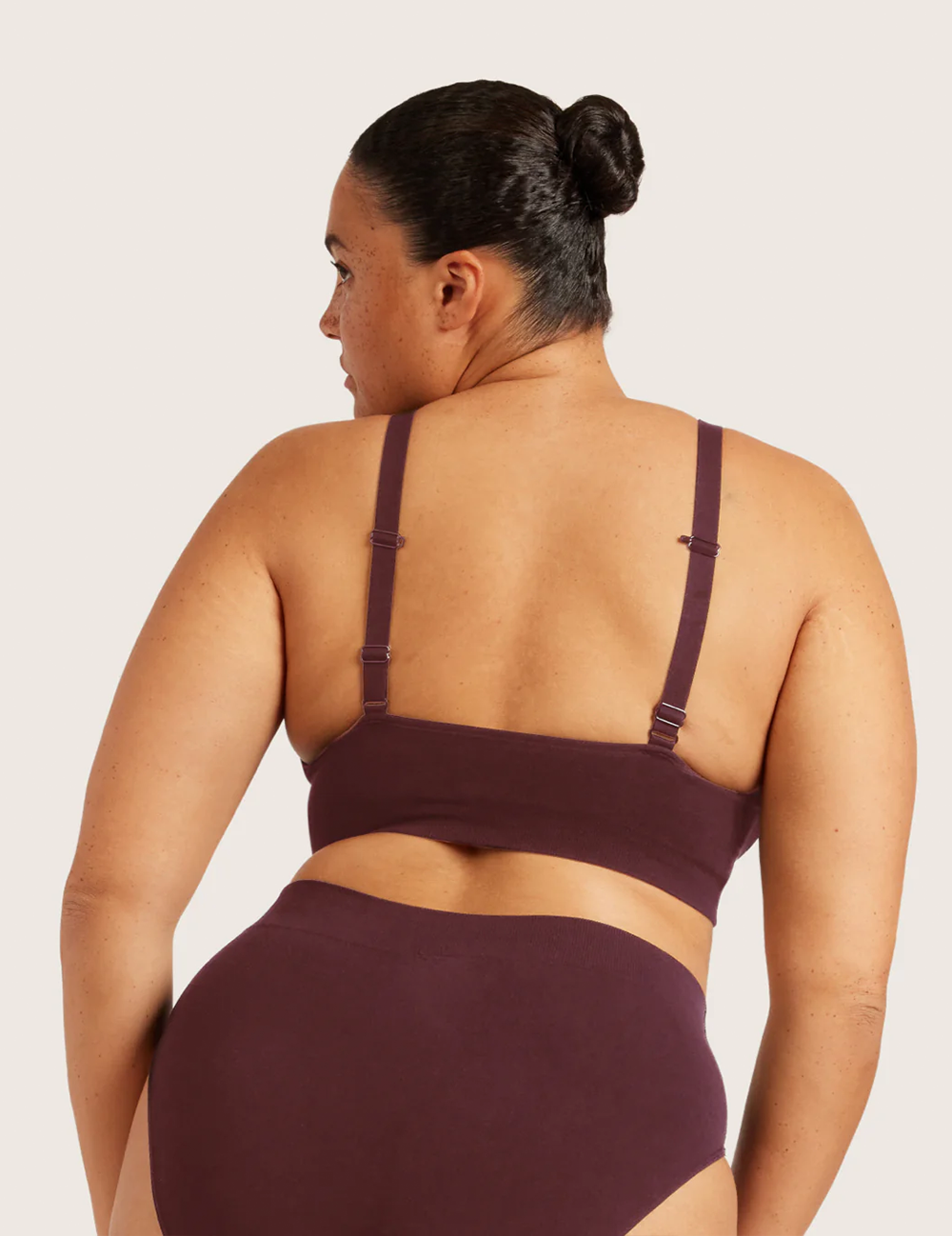 3-Pack T-Shirt Bra Wireless - Mulberry