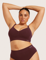 3-Pack T-Shirt Bra Wireless - Mulberry