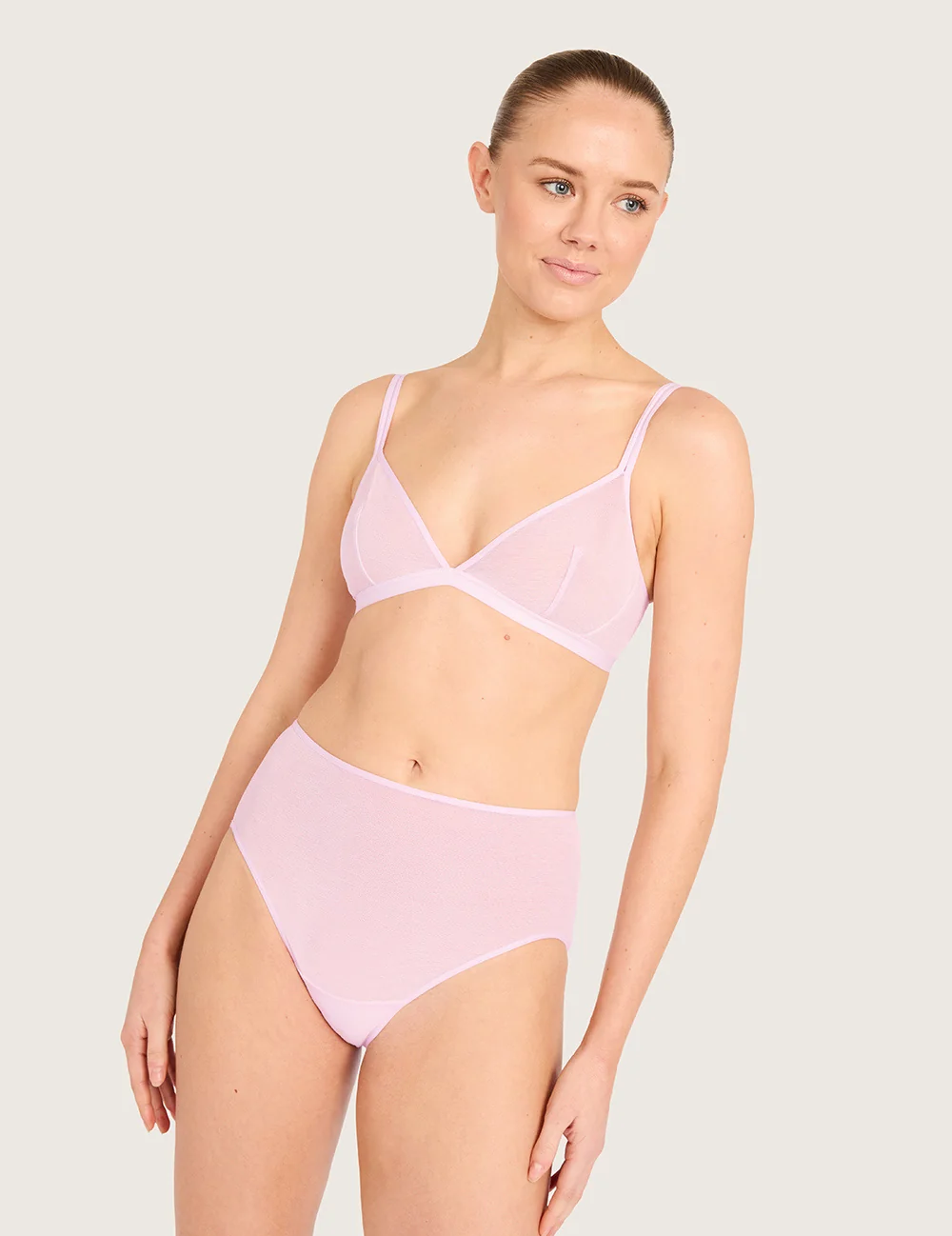 FreeMesh® Trekants-BH - Pink Sorbet