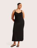 Slip Klänning med V-hals