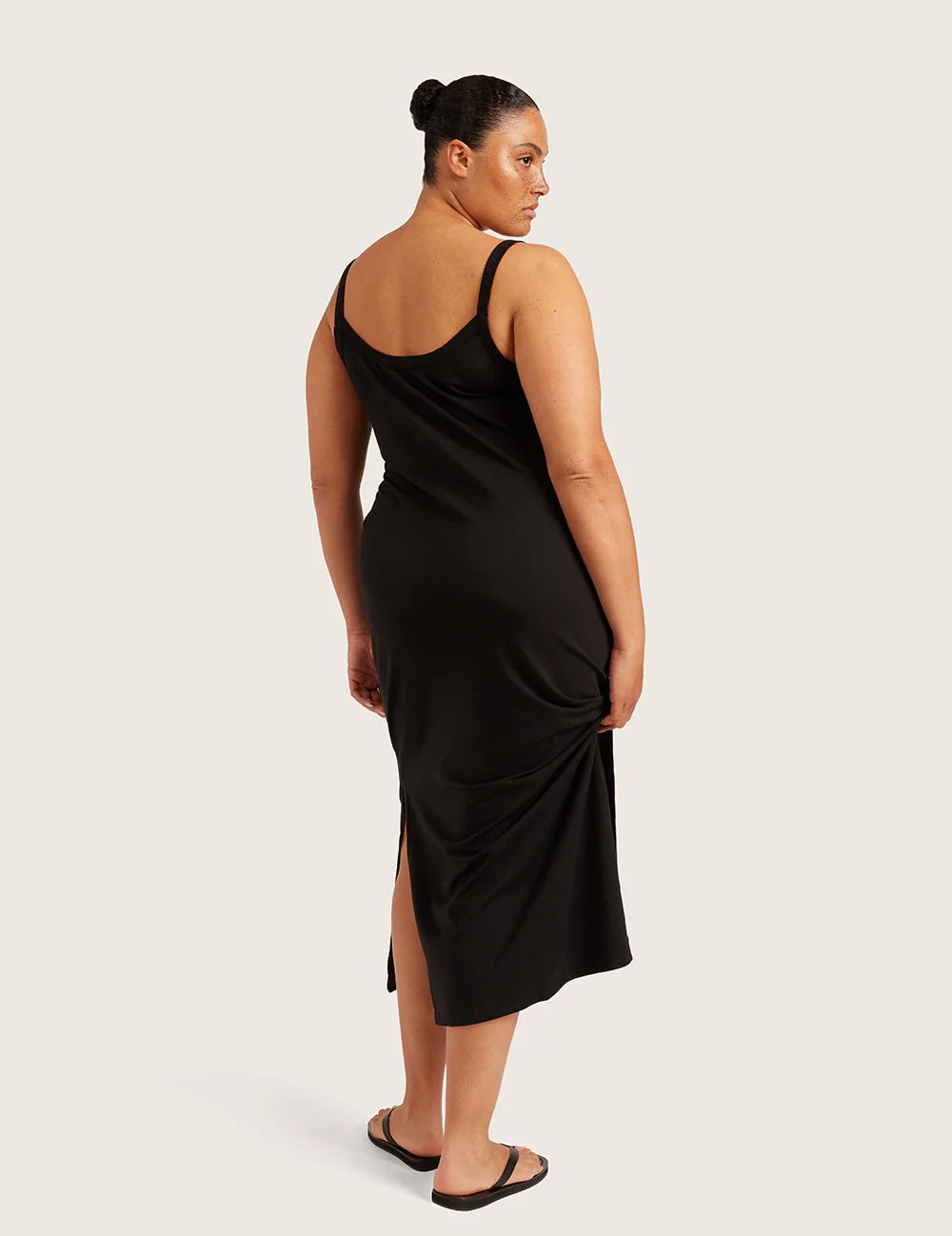 Slip Klänning med V-hals