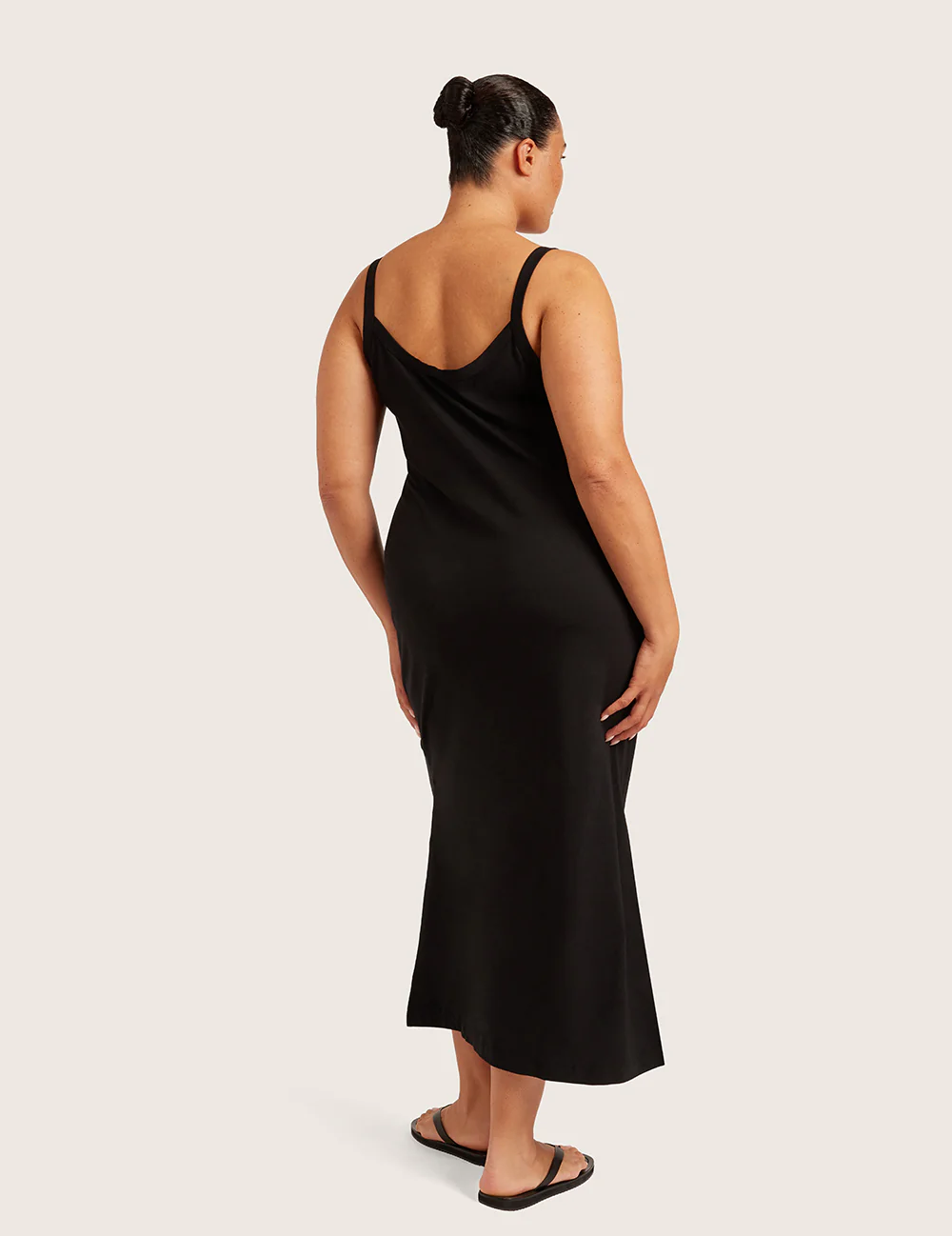 Slip Klänning med V-hals