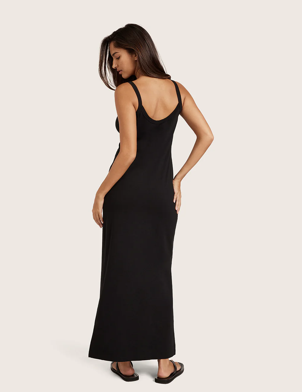 Slip Klänning med V-hals