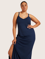 Slip Klänning med V-hals