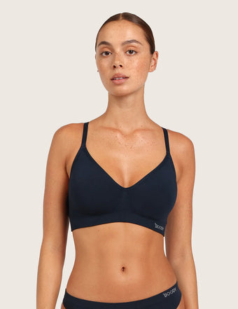 T-shirt-BH utan Bygel - Midnight