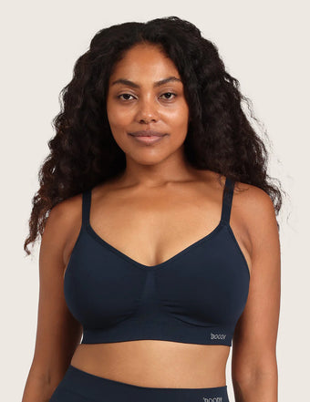 T-shirt-BH utan Bygel med Extra Stöd - Midnight