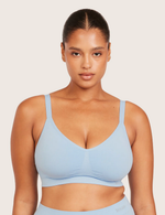 T-shirt-BH utan Bygel med Extra Stöd (DD-F) - Sky Blue
