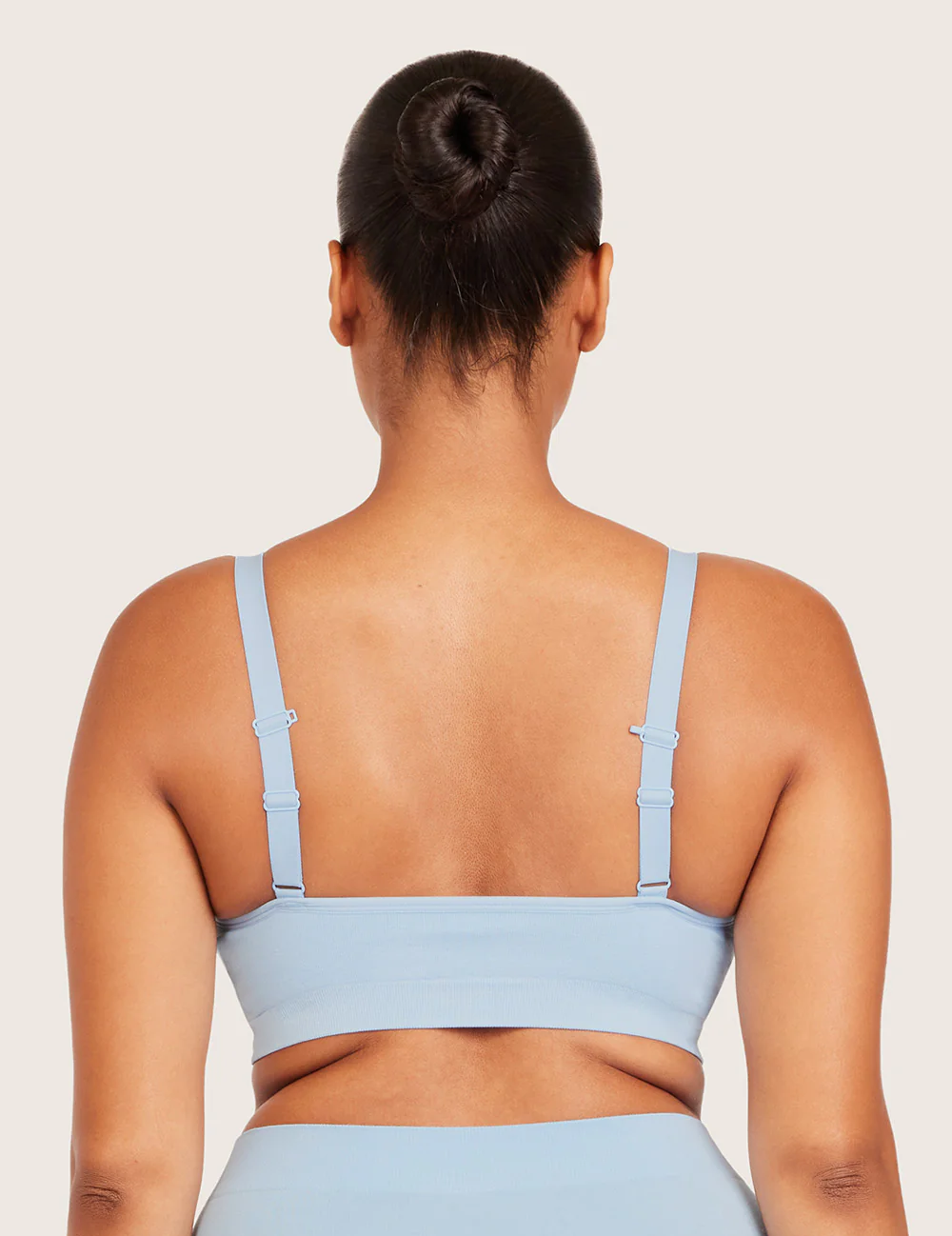 T-shirt-BH utan Bygel med Extra Stöd (DD-F) - Sky Blue