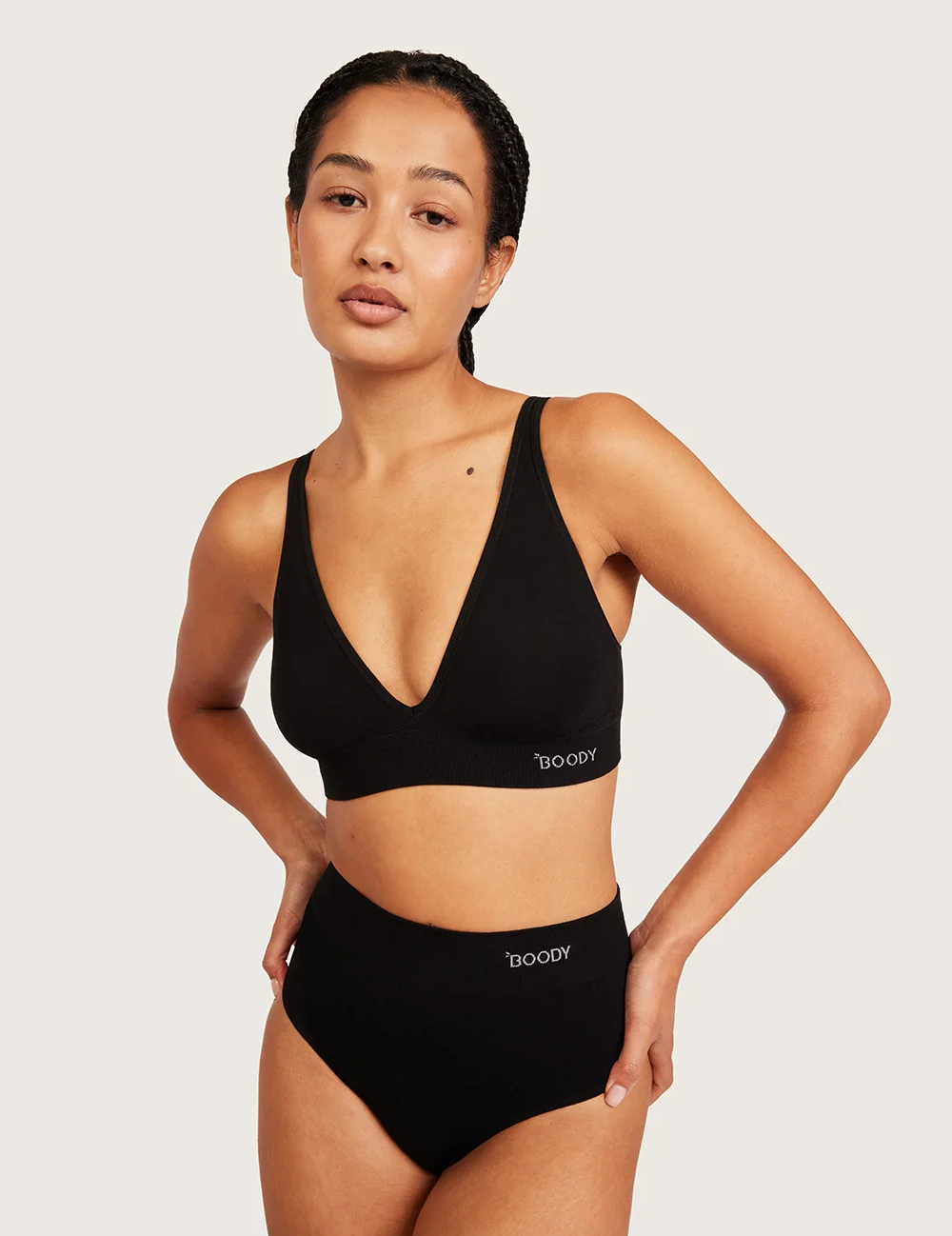 Plunge Bambu-BH utan Bygel
